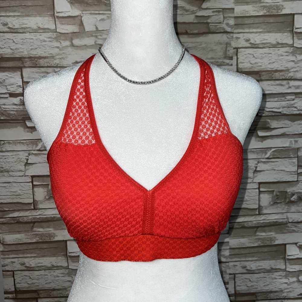 Soft Open Back Lined Lace Padded Bralette